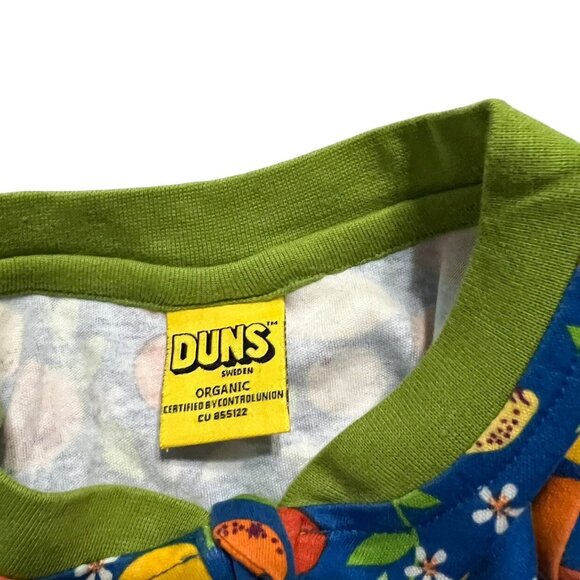 DUNS Sweden Sz 134 (9Y) Citrus Fruit Zipper Sleeper Pajamas - Picture 7 of 8